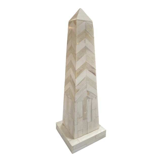 1970s Decorative Italian Wood Obelisk For Sale