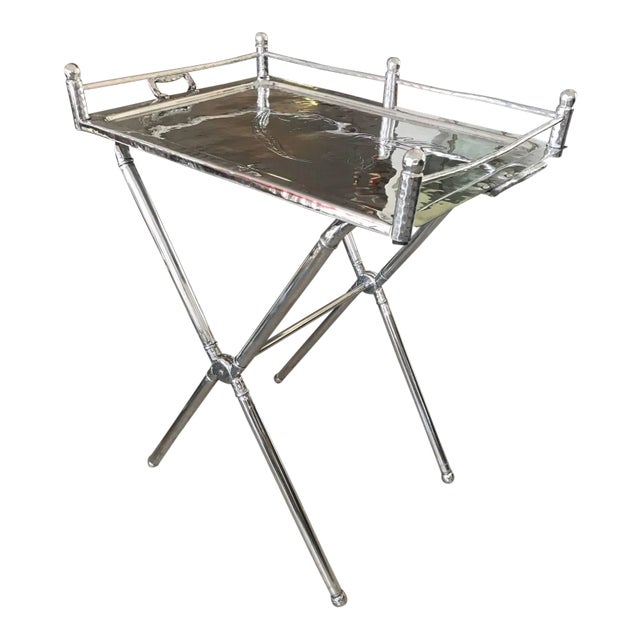 1940s Vintage Everlast Folding Aluminium Tray Table Chairish