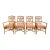 Lexington Fretwork Rattan Dining Chairs- Set of 4 | Palm Beach Regency For Sale