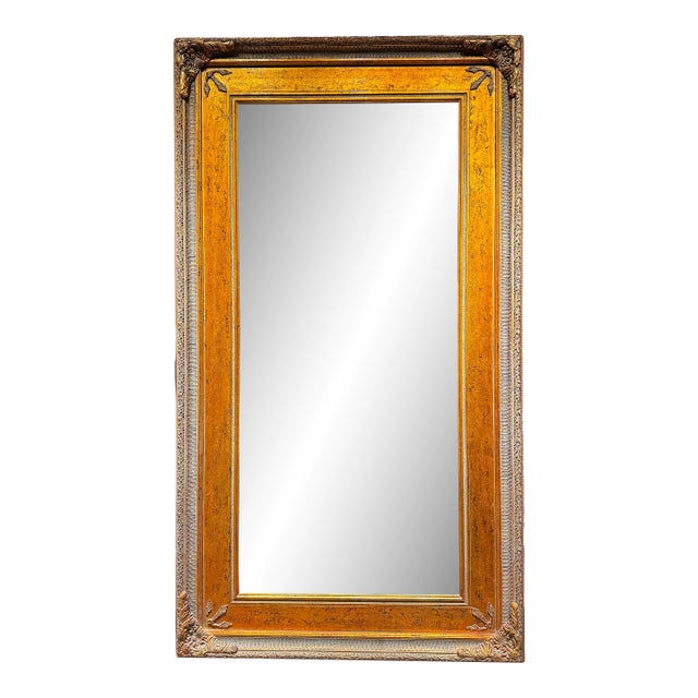 Huge Copper Antique Mirror For Sale