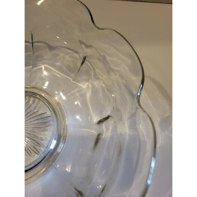 Vintage Glass Serving Bowl For Sale In Chicago - Image 6 of 7