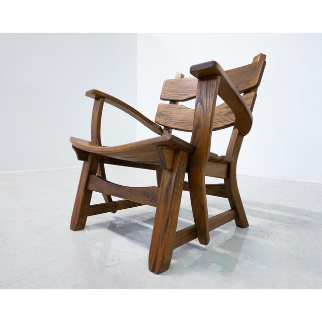 Mid-Century Modern Brutalist Armchair from Dittmann & Co, 1970s For Sale - Image 6 of 8