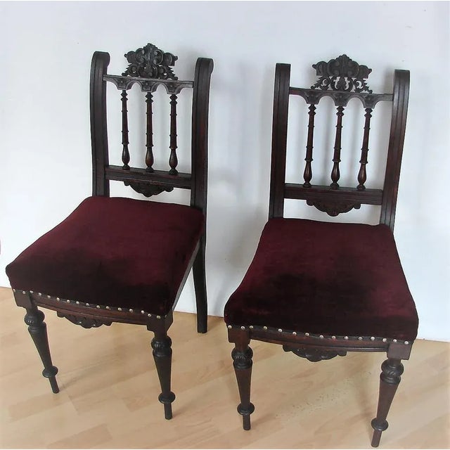 Set of 19th Century Dining Chairs For Sale - Image 9 of 12
