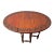 Antique Oval Gate Leg Kitchen Table Drop Side Leaf Carved Mahogany Barley Twist For Sale