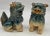 Japanese Pair of Mid-Century Ceramic Foo Dogs (Shishi / Guardian Lions) For Sale - Image 3 of 9