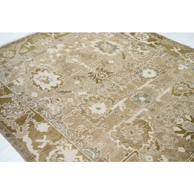Early 21st Century Turkish Oushak Rug 6'0" X 9'0" For Sale - Image 5 of 9