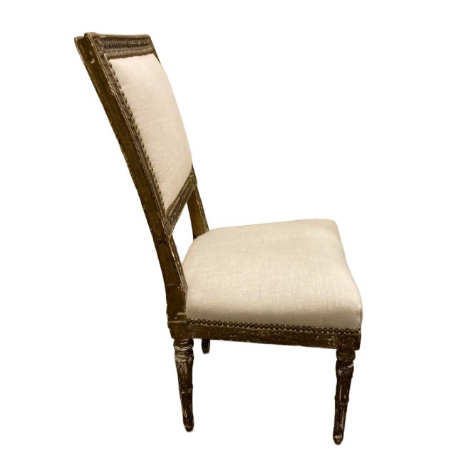 This is a stunning pair of antique Italian accent chairs. They have a great natural patina to the finish adding so much...