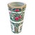 Chinoiserie Vintage Hand-Painted Chinoiserie Rose Medallion Porcelain Umbrella Stand For Sale - Image 3 of 7