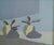 1986 Modernist 'Stylised Fruit' Original Vintage Geometric Still Life Oil Painting, Framed For Sale - Image 9 of 10