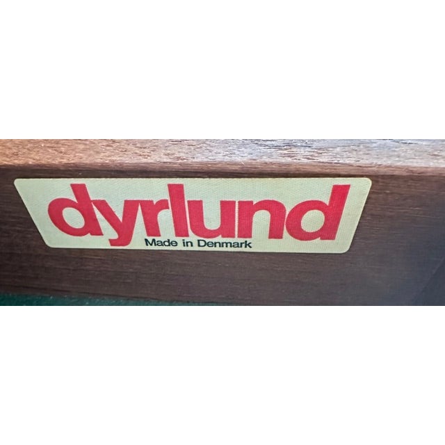 Drylund Mid-Century Modern Teak Credenza & Hutch For Sale - Image 4 of 4
