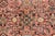 Antique Persian Sultanabad Colorful Rug With All-Over Design in Salmon & Gold 7'6"x10'3" For Sale In Atlanta - Image 6 of 8