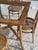 1970s Palm Beach Style Rattan Dining Set With Glass Top Table and Four Cane Back Chairs For Sale - Image 4 of 12