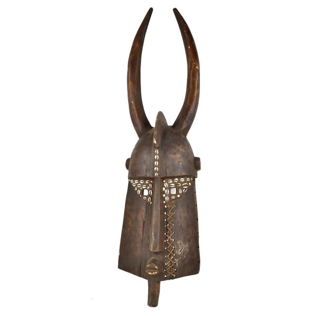 Early 20th Century Yaure Baule Portrait Mblo Mask Côte d'Ivoire For Sale In Denver - Image 6 of 6
