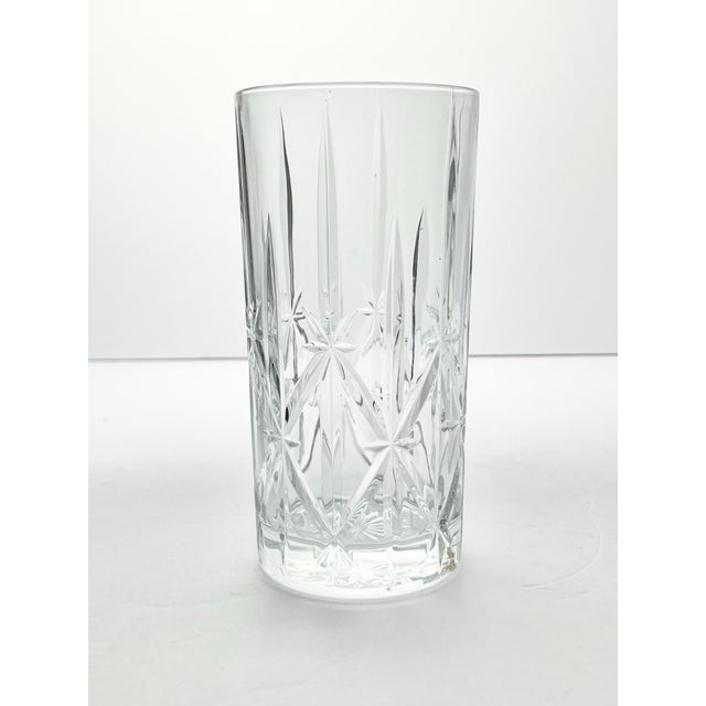 Waterford Crystal Waterford (Marquis) Sparkle” 8 Crystal Highball Tumbler Glasses For Sale - Image 4 of 9