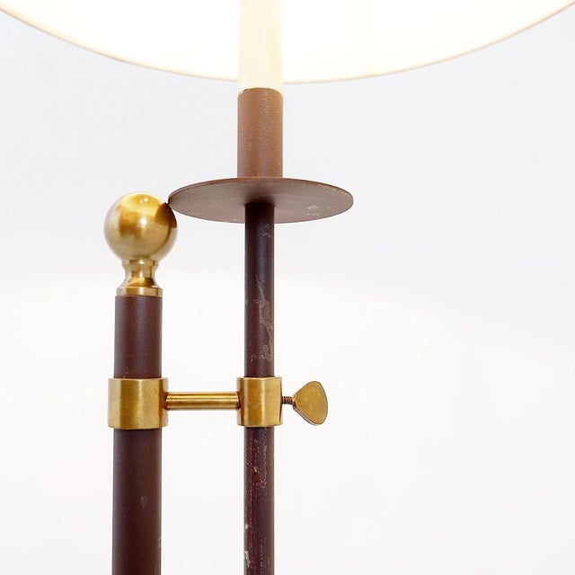 Mid-Century Modern Mid-Century Height-Adjustable Floor Lamp in the style of Bergboms, 1960s For Sale - Image 3 of 14