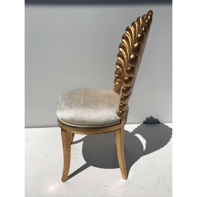 Gold Leaf Grotto Style Shell Dining Chairs Chairish