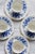 Ceramic Antique Blue and White Earthenware Cups and Saucers from Sarreguemines, 1980s, Set of 8 For Sale - Image 7 of 7