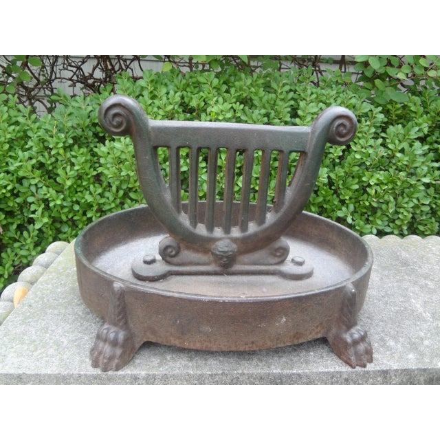 Antique Continental Neoclassical Style Iron Boot Scraper For Sale - Image 11 of 11