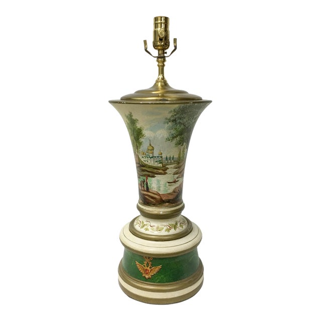 Early 20th Century Vintage Vase Lamp For Sale