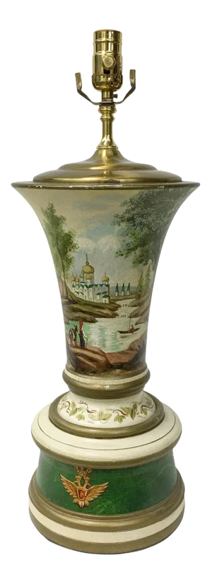 Early 20th Century Vintage Vase Lamp