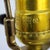 Teal 1960s Mid-Century Hollywood Regency Teal Enamel & Brass-Plated Table Lamps - A Pair For Sale - Image 8 of 10
