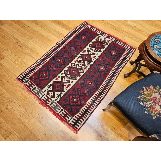 Late 20th Century South American Kilim Rug For Sale - Image 9 of 9