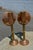 Sarreid Ltd. Vintage Sarreid Korea Copper & Brass Reflector Candle Stick Student Lamps Lights - a Pair For Sale - Image 4 of 12