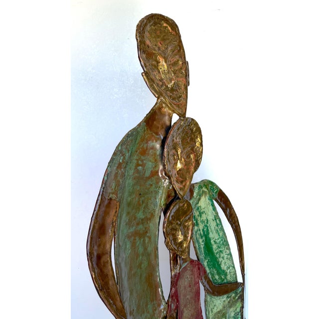 Postmodern Monumental “The Guy Fawkes Family” Patinated Bronze Sculpture by A. Souer For Sale - Image 3 of 18