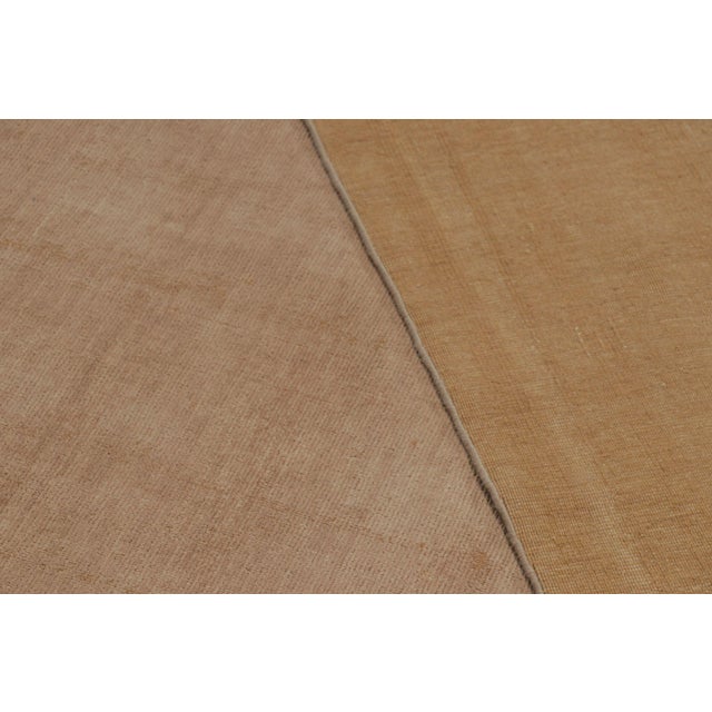 Beige Rug & Kilim’s Oversized Contemporary Textural Rug in Beige-Brown Tones - 14x15 For Sale - Image 8 of 8