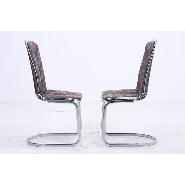 Mid-Century Cantilever Chairs by Gastone Rinaldi, Set of 2 For Sale - Image 3 of 18