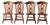 Vintage Early American Colonial Revival Dining Chairs - Set of 4 For Sale