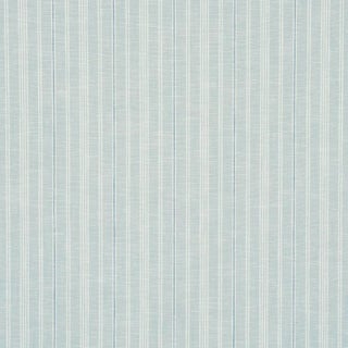 Schumacher X Mark D. Sikes Lucy Stripe Fabric In China Blue For Sale