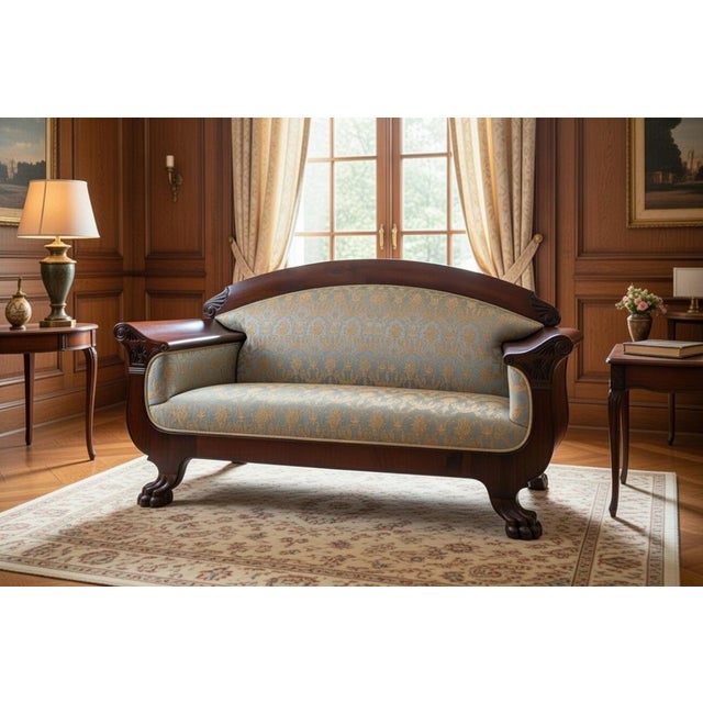 Late 19th Century Antique Biedermeier Sofa, Northern Europe, 1880s For Sale - Image 5 of 11