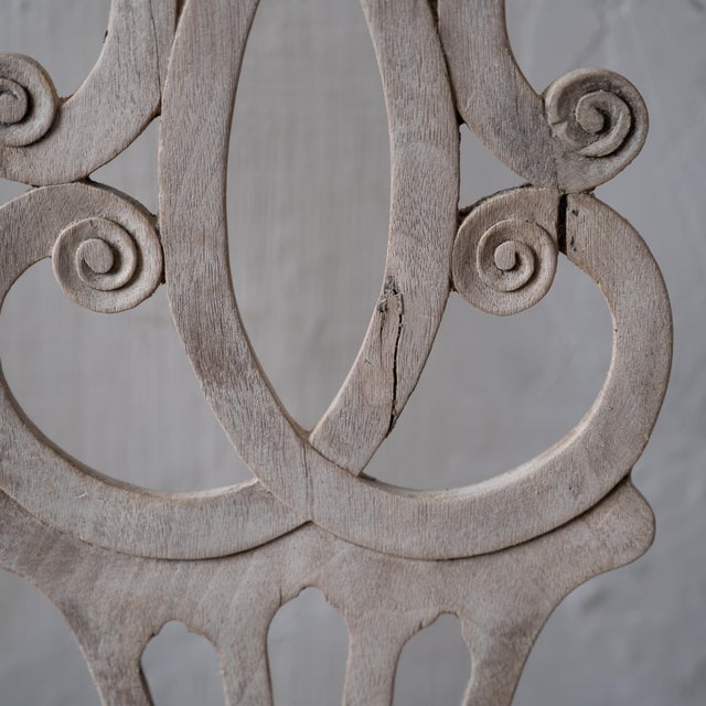 Bleached George III Triple Chair-Back Settee, 19th Century For Sale - Image 14 of 14