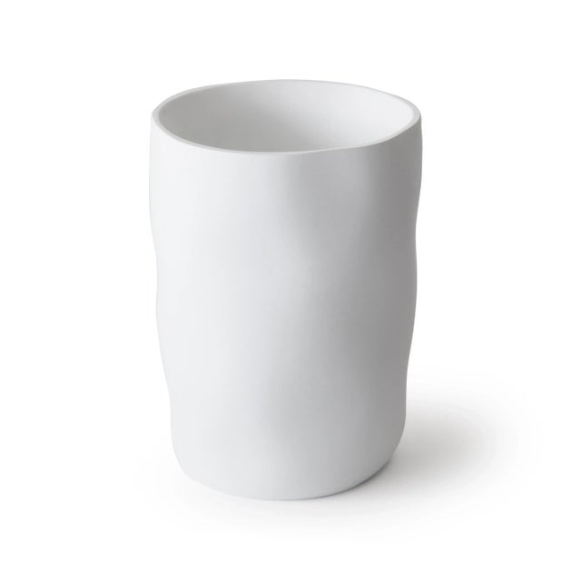 Contemporary Montecito Tumbler, White For Sale - Image 3 of 3