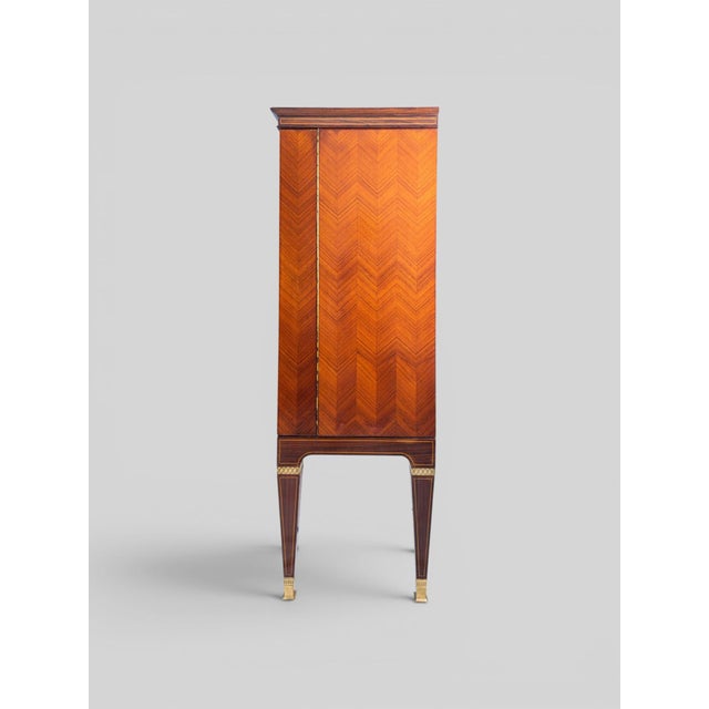 Mid-Century Italian Sideboard with Floral Marquetry by Paolo Buffa, 1950s For Sale - Image 10 of 18