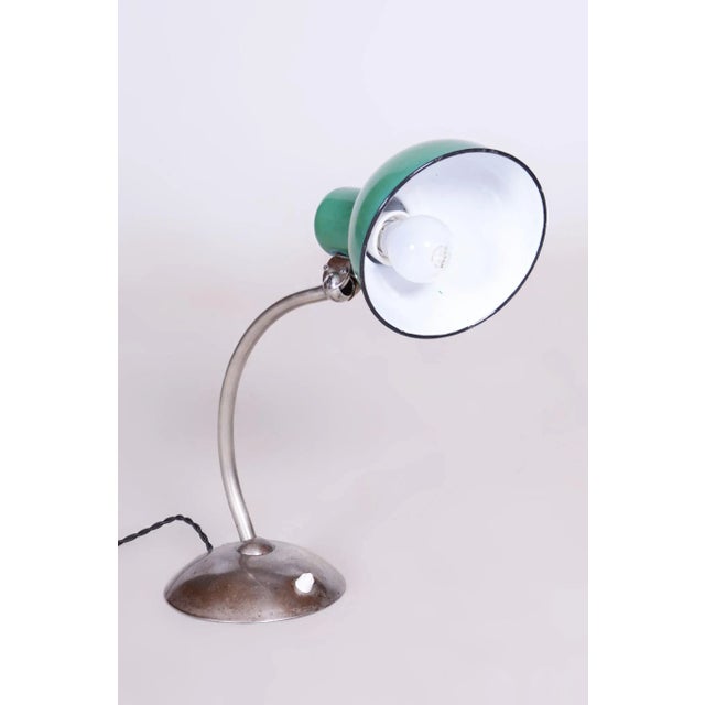 Bauhaus Table Lamp in Chrome, 1930s For Sale - Image 9 of 11