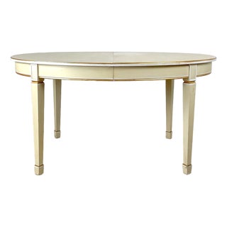 Mid-Century Gustavian-Style Oval Dining Table by Lysberg, Hansen & Therp For Sale