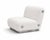 Tend lounge chair in boucle fabric, wood and steel by christophe perichon. Dimensions: w 100 x d 100 × h 70 cm. Materials:...