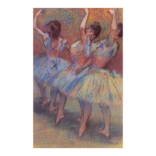 Edgar Degas Three Dancers-Pastel Numbered Giclee For Sale