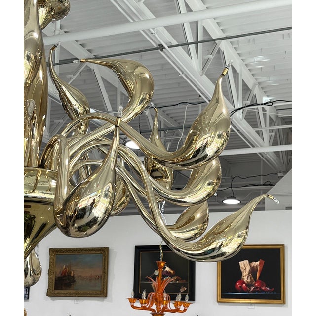 2010s Lu Murano Glass Chandelier by Fornasier For Sale - Image 5 of 9