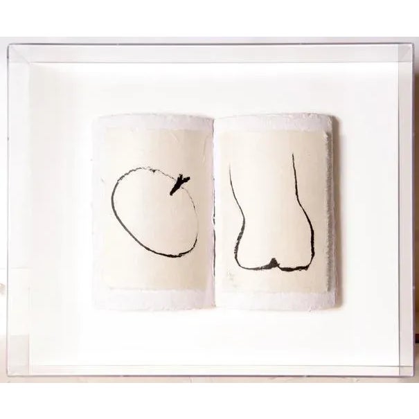 Book of Eden Paper Sculpture in Plexi-Box, Sir Anthony Caro For Sale