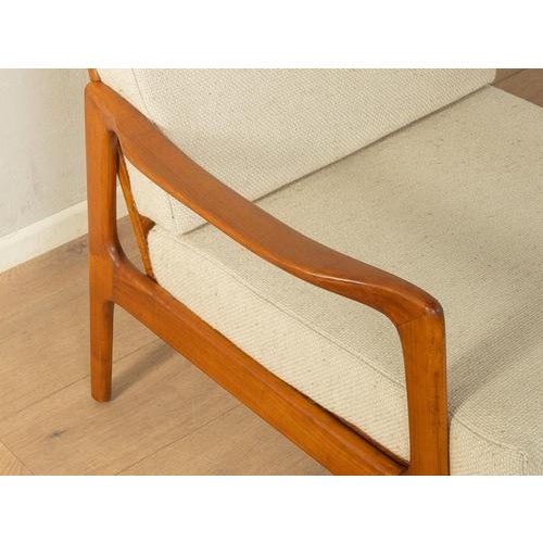 Wooden White Armchair, 1960s For Sale - Image 5 of 8