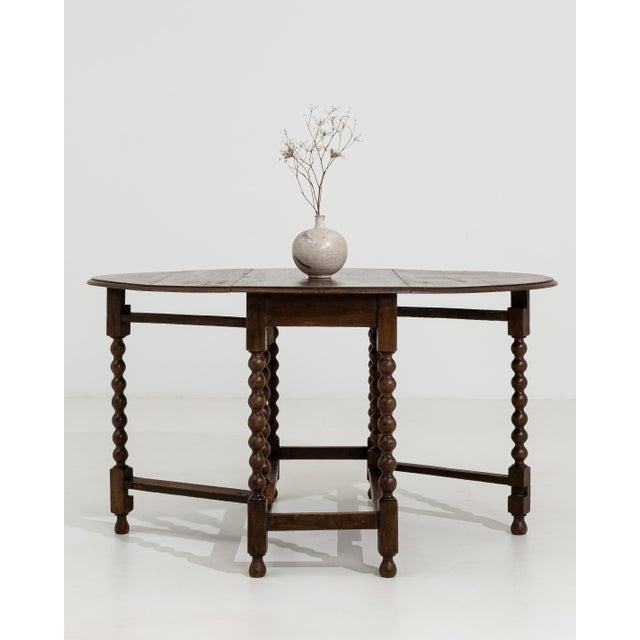 19th Century Drop-Leaf Table in Original Patina, Antique, United Kingdom, 19th Century For Sale - Image 5 of 15