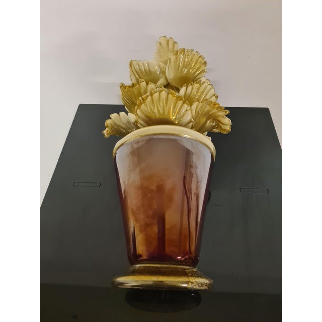 Glass Napoleone Martinuzzi, Succulent Plant, 1920s, Glass For Sale - Image 7 of 14