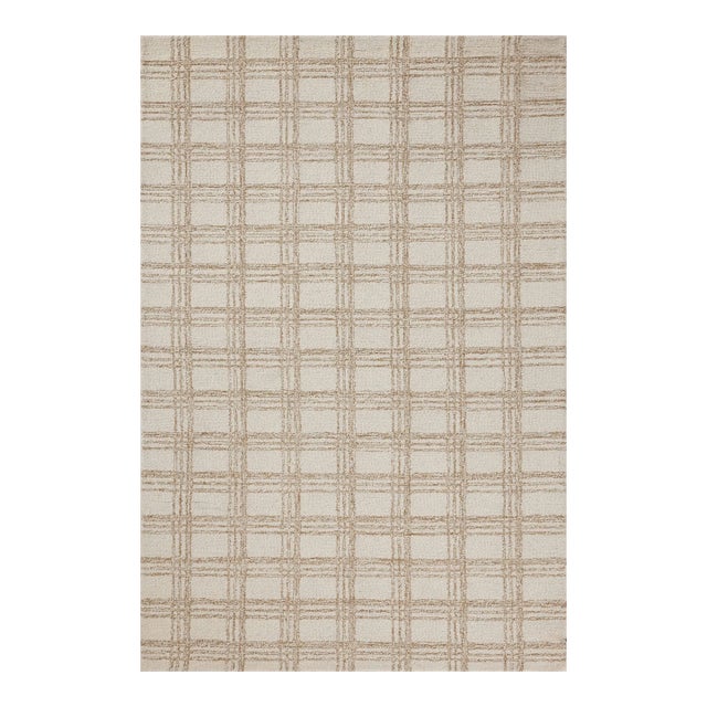 Chris Loves Julia x Loloi Polly Cream / Sand 2'-6" x 9'-9" Runner Rug For Sale