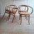 1970s No. 209 Armchairs in Bentwood and Rattan from Ligna, 1970s, Set of 4 For Sale - Image 5 of 13