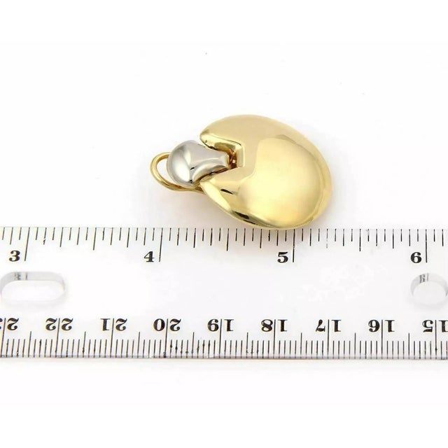 Wempe 18k Multi Tone Gold Puffed Disc Earrings, 2 Pieces For Sale - Image 4 of 4