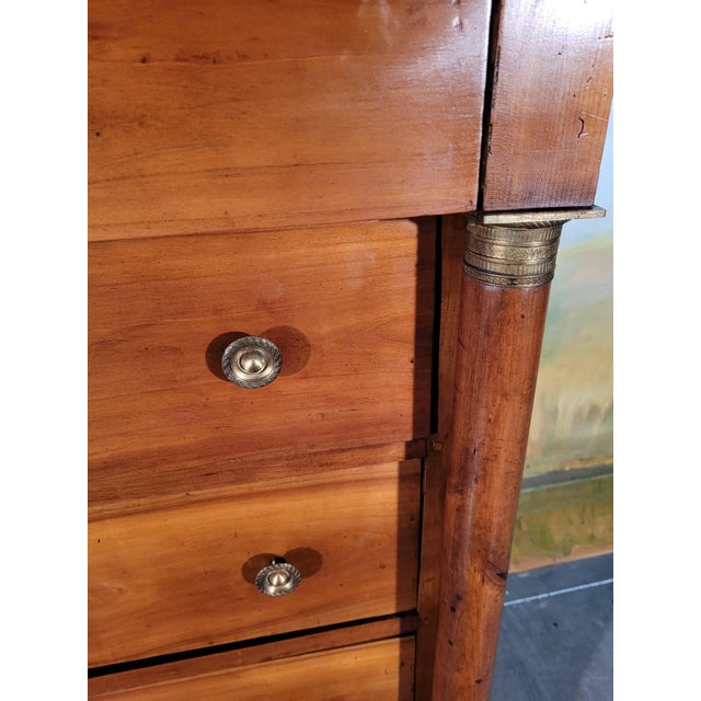 Large Vintage Chest of Drawers in Cherry For Sale - Image 11 of 13