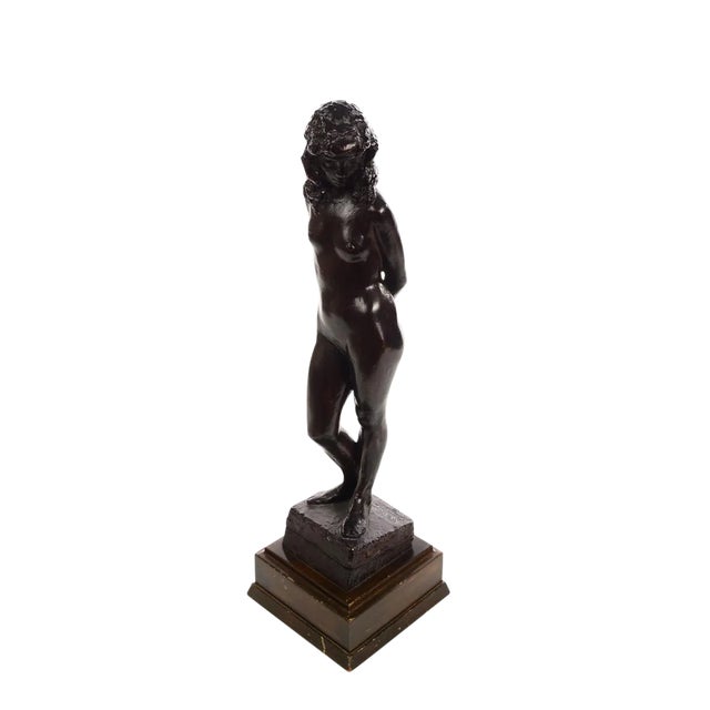 Guy Charles Revol Nude Female Bronze Sculpture For Sale